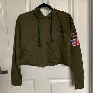 USAF Crop Hoodie
